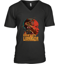 Load image into Gallery viewer, Marvel Black Panther Movie Okoye Profile Men's V-Neck
