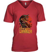 Load image into Gallery viewer, Marvel Black Panther Movie Okoye Profile Men's V-Neck
