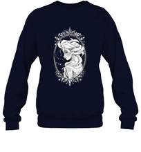 Load image into Gallery viewer, Disney Frozen Elsa Sketch Portrait Snowflakes Crewneck Sweatshirt
