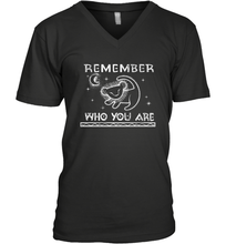 Load image into Gallery viewer, Disney Lion King Remember Who You Are Painting Men's V-Neck
