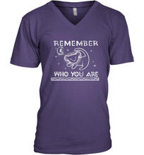 Load image into Gallery viewer, Disney Lion King Remember Who You Are Painting Men's V-Neck
