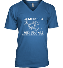Load image into Gallery viewer, Disney Lion King Remember Who You Are Painting Men's V-Neck
