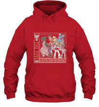 Load image into Gallery viewer, Disney Pixar Toy Story 4 Toys Are Back In Town Hooded Sweatshirt
