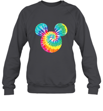 Load image into Gallery viewer, Disney Mickey Mouse Icon Rainbow Tie Dye Crewneck Sweatshirt
