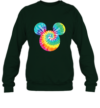 Load image into Gallery viewer, Disney Mickey Mouse Icon Rainbow Tie Dye Crewneck Sweatshirt
