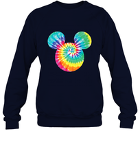 Load image into Gallery viewer, Disney Mickey Mouse Icon Rainbow Tie Dye Crewneck Sweatshirt
