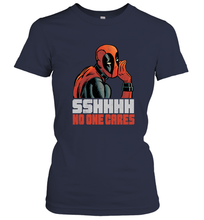 Load image into Gallery viewer, Marvel Deadpool SHHH No One Cares Whisper Women's T-Shirt
