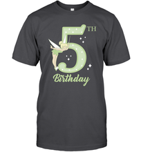 Load image into Gallery viewer, Disney Peter Pan 5th Birthday Tinkerbell Portrait Men's T-Shirt
