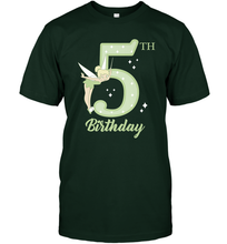 Load image into Gallery viewer, Disney Peter Pan 5th Birthday Tinkerbell Portrait Men's T-Shirt
