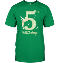 Load image into Gallery viewer, Disney Peter Pan 5th Birthday Tinkerbell Portrait Men's T-Shirt
