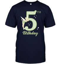 Load image into Gallery viewer, Disney Peter Pan 5th Birthday Tinkerbell Portrait Men's T-Shirt
