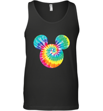 Load image into Gallery viewer, Disney Mickey Mouse Icon Rainbow Tie Dye Men's Tank Top
