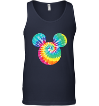 Load image into Gallery viewer, Disney Mickey Mouse Icon Rainbow Tie Dye Men's Tank Top
