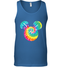 Load image into Gallery viewer, Disney Mickey Mouse Icon Rainbow Tie Dye Men's Tank Top
