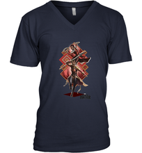 Load image into Gallery viewer, Marvel Black Panther Movie Okoye Nakia Diamond Men's V-Neck
