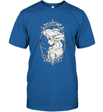 Load image into Gallery viewer, Disney Frozen Elsa Sketch Portrait Snowflakes Men's T-Shirt
