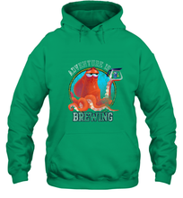 Load image into Gallery viewer, Disney Pixar Finding Dory Hank and Dory Adventure Is Brewing Hooded Sweatshirt
