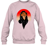 Load image into Gallery viewer, Disney Lion King Retro Scar Striped Portrait Crewneck Sweatshirt
