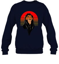 Load image into Gallery viewer, Disney Lion King Retro Scar Striped Portrait Crewneck Sweatshirt
