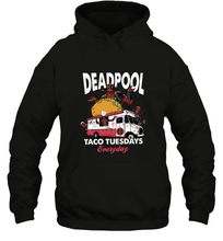 Load image into Gallery viewer, Marvel Deadpool Taco Tuesday Everyday Hooded Sweatshirt
