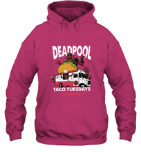 Load image into Gallery viewer, Marvel Deadpool Taco Tuesday Everyday Hooded Sweatshirt
