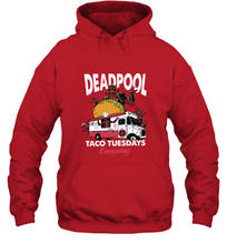 Load image into Gallery viewer, Marvel Deadpool Taco Tuesday Everyday Hooded Sweatshirt
