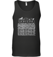 Load image into Gallery viewer, Disney Lion King Geometric Title Logo Men's Tank Top
