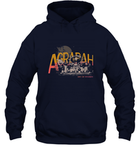 Load image into Gallery viewer, Disney Aladdin Agrabah Flying Over The City Of Mystery Hooded Sweatshirt
