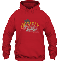 Load image into Gallery viewer, Disney Aladdin Agrabah Flying Over The City Of Mystery Hooded Sweatshirt
