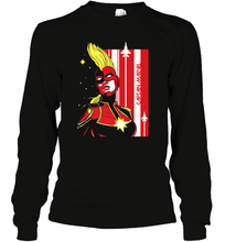 Load image into Gallery viewer, Marvel Captain Marvel Carol Danvers Long Sleeve T-Shirt
