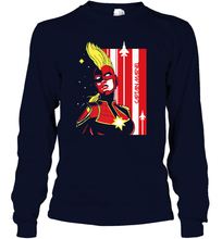 Load image into Gallery viewer, Marvel Captain Marvel Carol Danvers Long Sleeve T-Shirt
