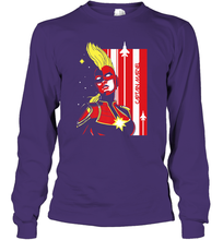 Load image into Gallery viewer, Marvel Captain Marvel Carol Danvers Long Sleeve T-Shirt
