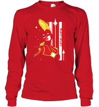 Load image into Gallery viewer, Marvel Captain Marvel Carol Danvers Long Sleeve T-Shirt
