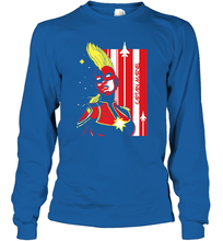 Load image into Gallery viewer, Marvel Captain Marvel Carol Danvers Long Sleeve T-Shirt
