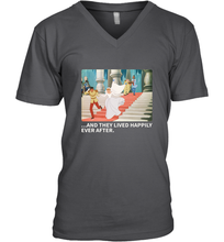 Load image into Gallery viewer, Disney Cinderella Wedding Happily Ever After Scene Men's V-Neck
