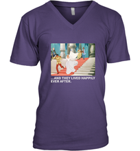 Load image into Gallery viewer, Disney Cinderella Wedding Happily Ever After Scene Men's V-Neck
