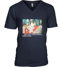 Load image into Gallery viewer, Disney Cinderella Wedding Happily Ever After Scene Men's V-Neck
