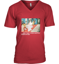 Load image into Gallery viewer, Disney Cinderella Wedding Happily Ever After Scene Men's V-Neck

