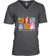 Load image into Gallery viewer, Disney Characters Colorful Mother's Day Men's V-Neck

