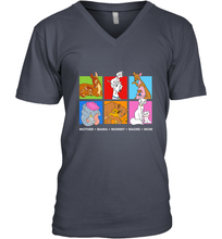 Load image into Gallery viewer, Disney Characters Colorful Mother's Day Men's V-Neck
