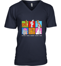 Load image into Gallery viewer, Disney Characters Colorful Mother's Day Men's V-Neck
