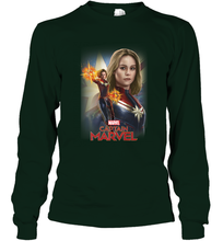 Load image into Gallery viewer, Marvel Captain Marvel Powers Portrait Long Sleeve T-Shirt
