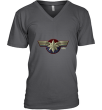 Load image into Gallery viewer, Marvel Captain Marvel Movie Chest Symbol Men's V-Neck
