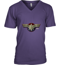 Load image into Gallery viewer, Marvel Captain Marvel Movie Chest Symbol Men's V-Neck
