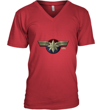 Load image into Gallery viewer, Marvel Captain Marvel Movie Chest Symbol Men's V-Neck
