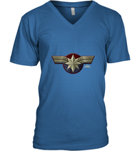 Load image into Gallery viewer, Marvel Captain Marvel Movie Chest Symbol Men's V-Neck
