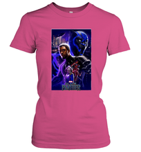 Load image into Gallery viewer, Marvel Black Panther Movie Wakanda Purple Poster Women's T-Shirt
