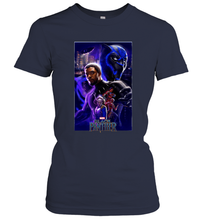 Load image into Gallery viewer, Marvel Black Panther Movie Wakanda Purple Poster Women's T-Shirt
