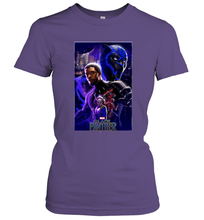 Load image into Gallery viewer, Marvel Black Panther Movie Wakanda Purple Poster Women's T-Shirt
