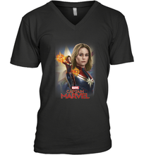 Load image into Gallery viewer, Marvel Captain Marvel Powers Portrait Men's V-Neck
